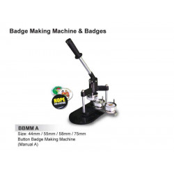 BBMM A Button Badge Making Machine